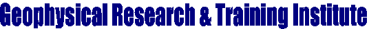 Geophysical Research & Training Institute
